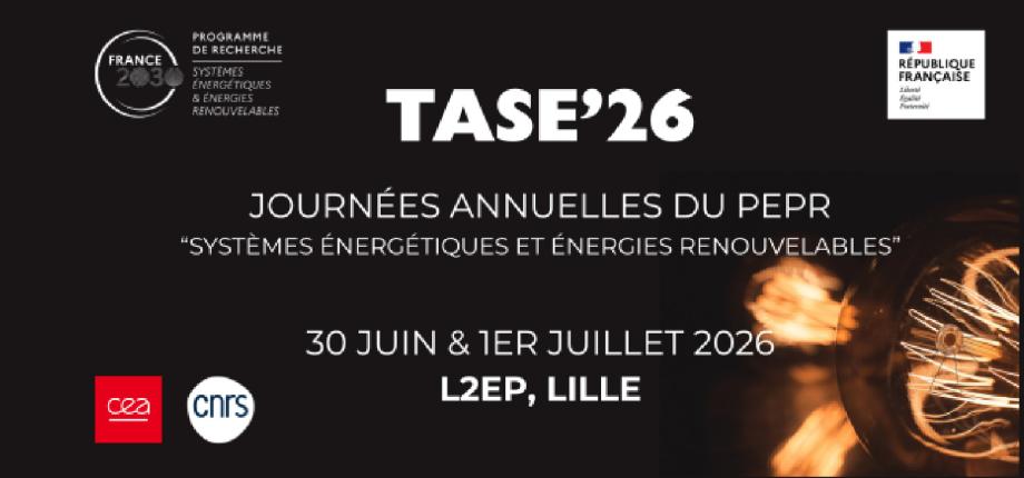 TASE’26 : journées annuelles du PEPR TASE